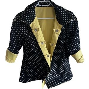 Vintage Reversible 50s style Rain Jacket! Great condition! Size Small